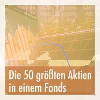 Die 50 größten Aktien in nur einem Fonds